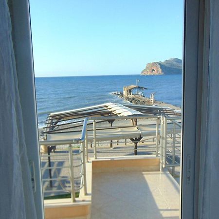 חאניה Comfy Beachfront Litinas Casa With Seaview מראה חיצוני תמונה