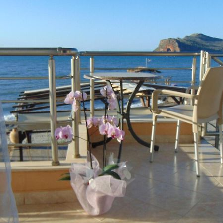 חאניה Comfy Beachfront Litinas Casa With Seaview מראה חיצוני תמונה