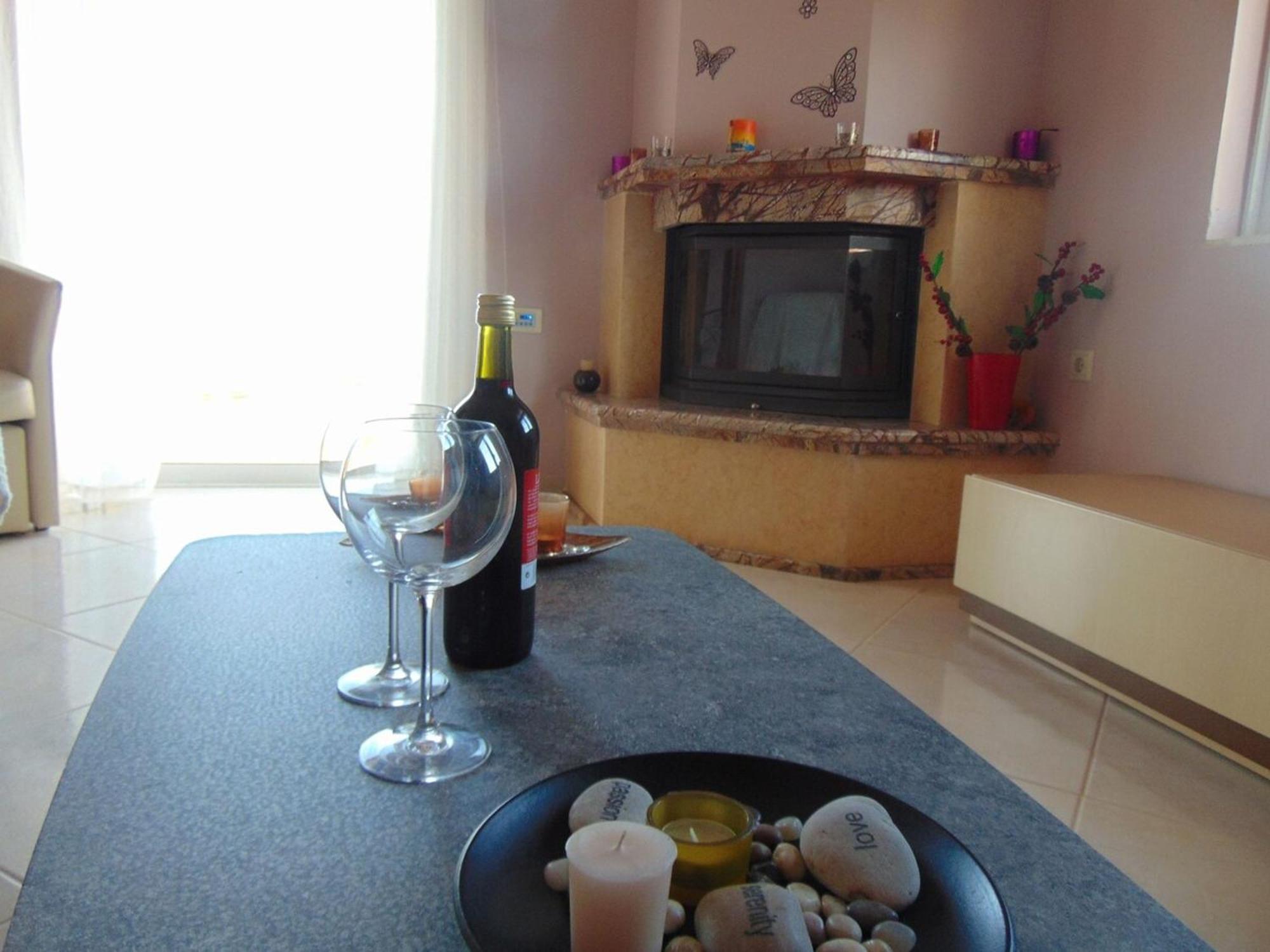 חאניה Comfy Beachfront Litinas Casa With Seaview מראה חיצוני תמונה