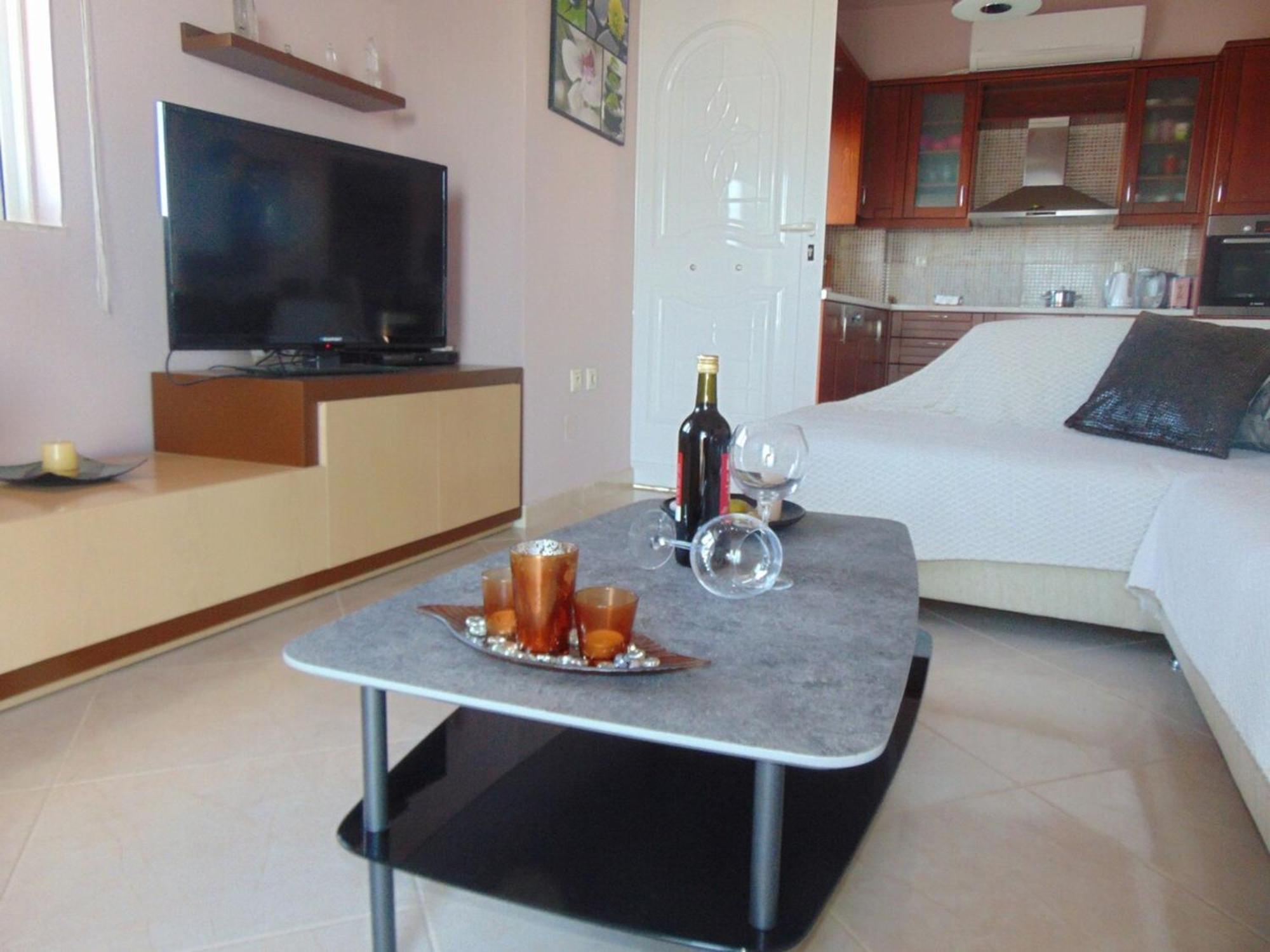 חאניה Comfy Beachfront Litinas Casa With Seaview מראה חיצוני תמונה
